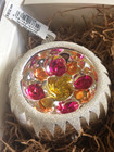 Inge-Glas Manufaktur Glass Silver Pnk Peach 21466R008 Glass Ornament Deutschland — photo 2