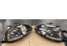 1996-1998 Honda Civic Black Housing Clear Headlightspairs