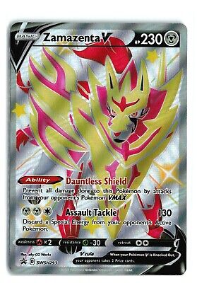 Zamazenta V (Shiny) SWSH Black Star Promos SWSH293 Holo Promo Pokémon TCG