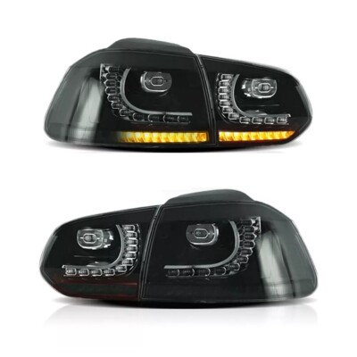 Smoked LED Tail Lights for Volkswagen Golf 6 GTI 2010-2014 VW Golf R Rear Lights