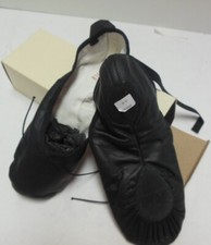 Men's leather ballet shoes Bloch Pump S0278M Black split sole All leather