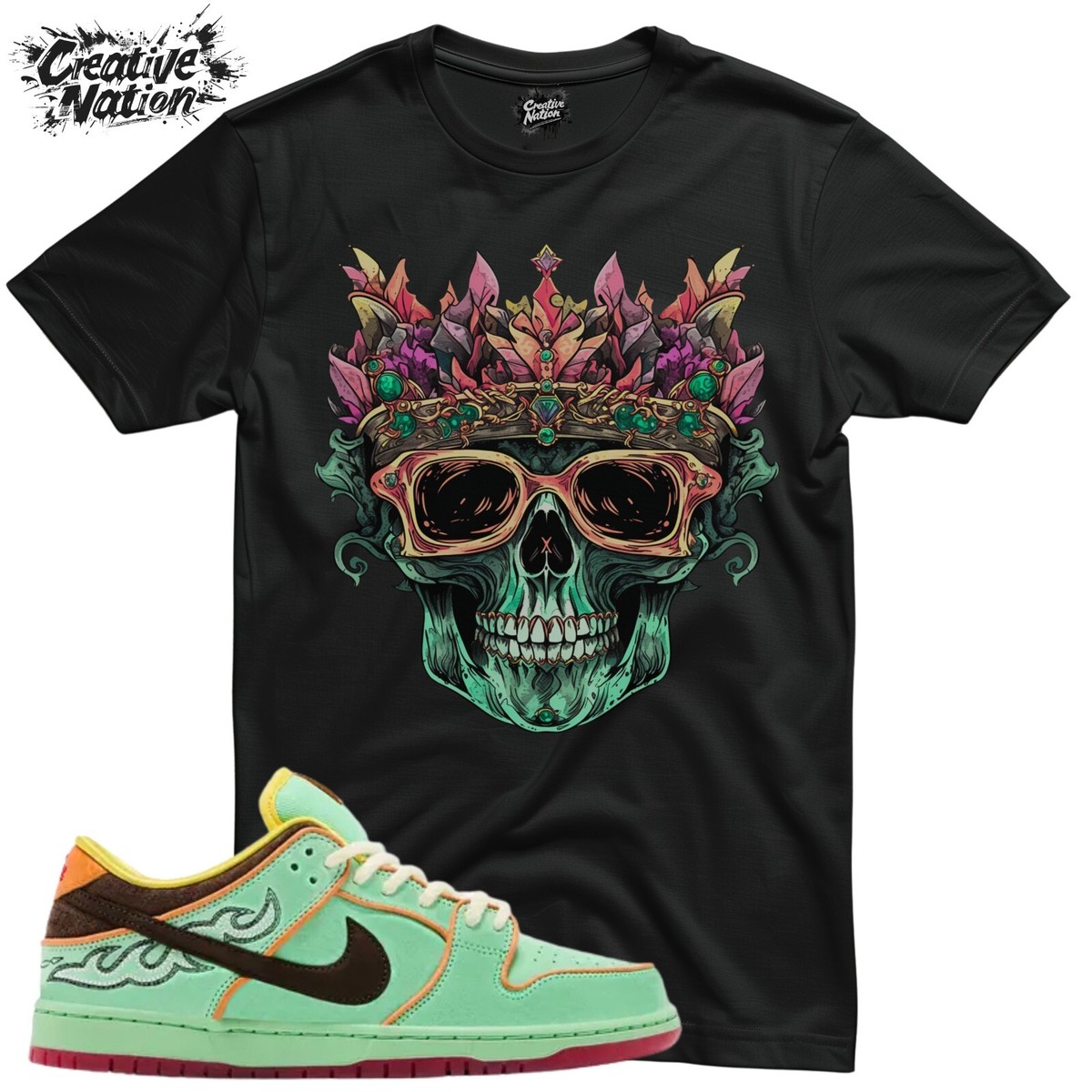 nike sb skull t shirt