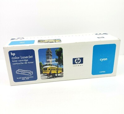HP Color LaserJet Toner Cartridge Cyan C4192A Printer Series 4500 4550