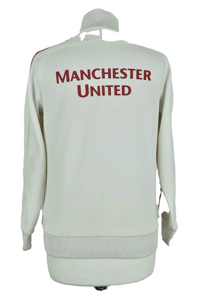 NIKE Manchester United White Track Jacket size L Boys 12-13 Years Full Zip  - Image 2 of 4