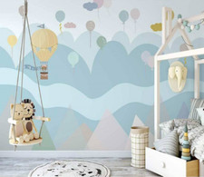 3D Cartoon Balloon G007 Wallpaper Wall Murals Removable Self-adhesive Honey