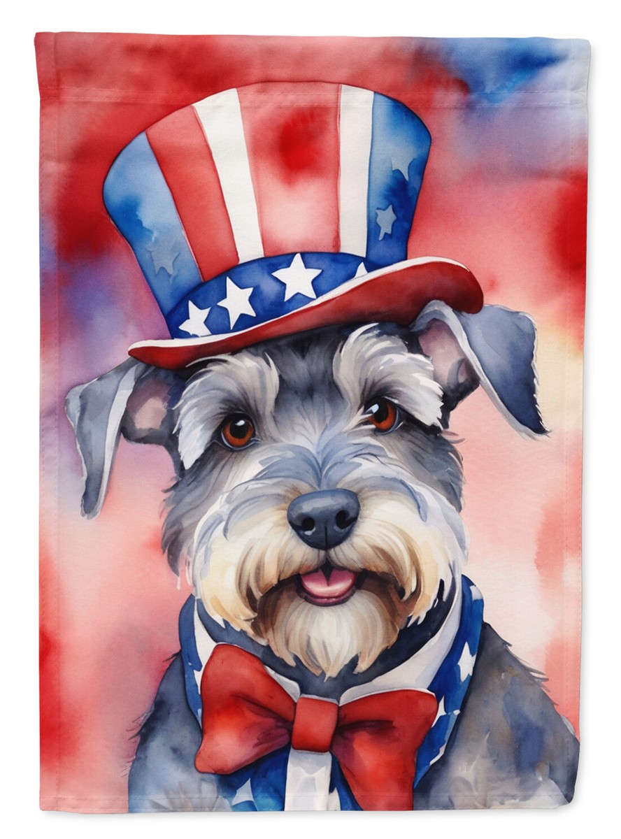 My Daily Welcome Gartenflagge Mit Schnauzer-Motiv – 30,5 X 45,7 Cm, Doppelseitig, Aus Polyester