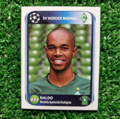 FIGURINE FOOTBALLERS PANINI 2010/11 CHAMPIONS WERDER BREMA n°25 NALDO 2011  