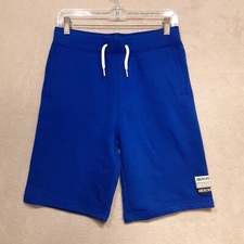 Abercrombie Kids-Boys Drawstring Sweat Shorts Sz.15-16/Blue/Cotton Blend/Pockets