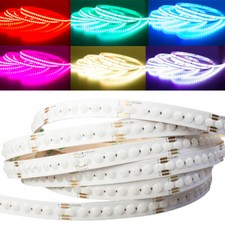 Super Bright RGB LED light COB colorful strip  Color controller  UL Power 16ft