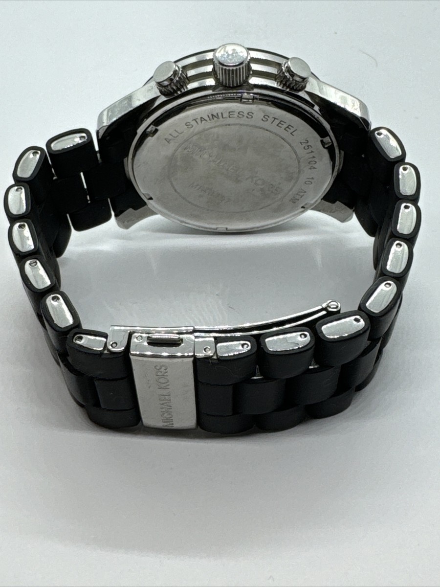 Michael Kors Runway MK8107 Men Analog Black Chronograph Dial  display picture 1