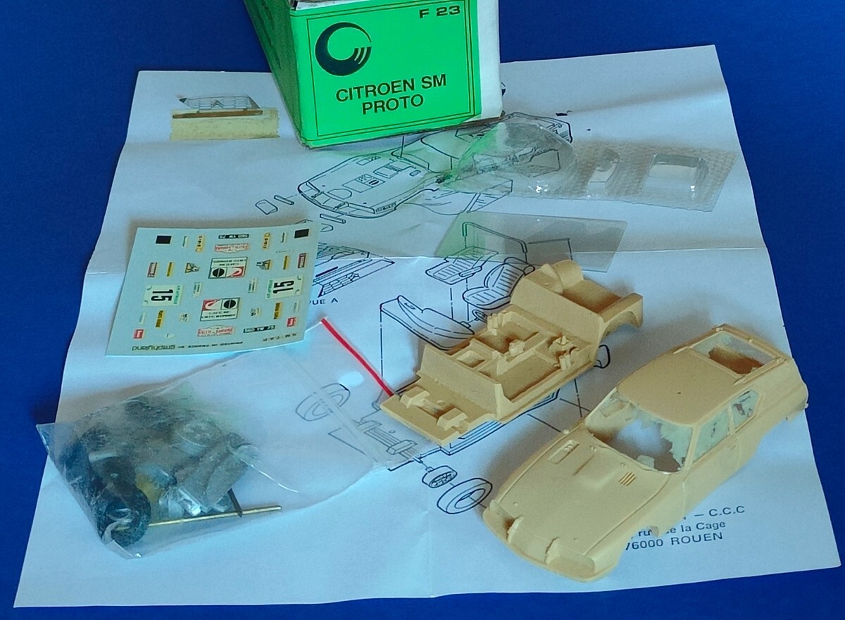 Kit Citroën SM Proto Bandama 1973 miniature nostalgie rallye