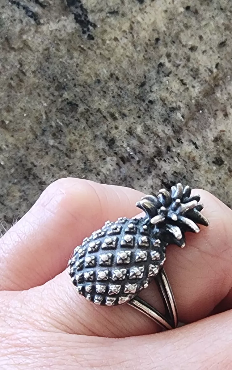 Retired James Avery Pineapple Ring Size 7 NEAT Piece eBay