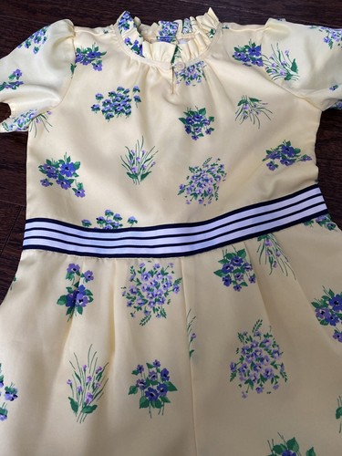 Janie and Jack Girls 5 Yellow Lavender Bouquet Floral Jumpsuit Romper EUC HTF - Picture 8 of 8