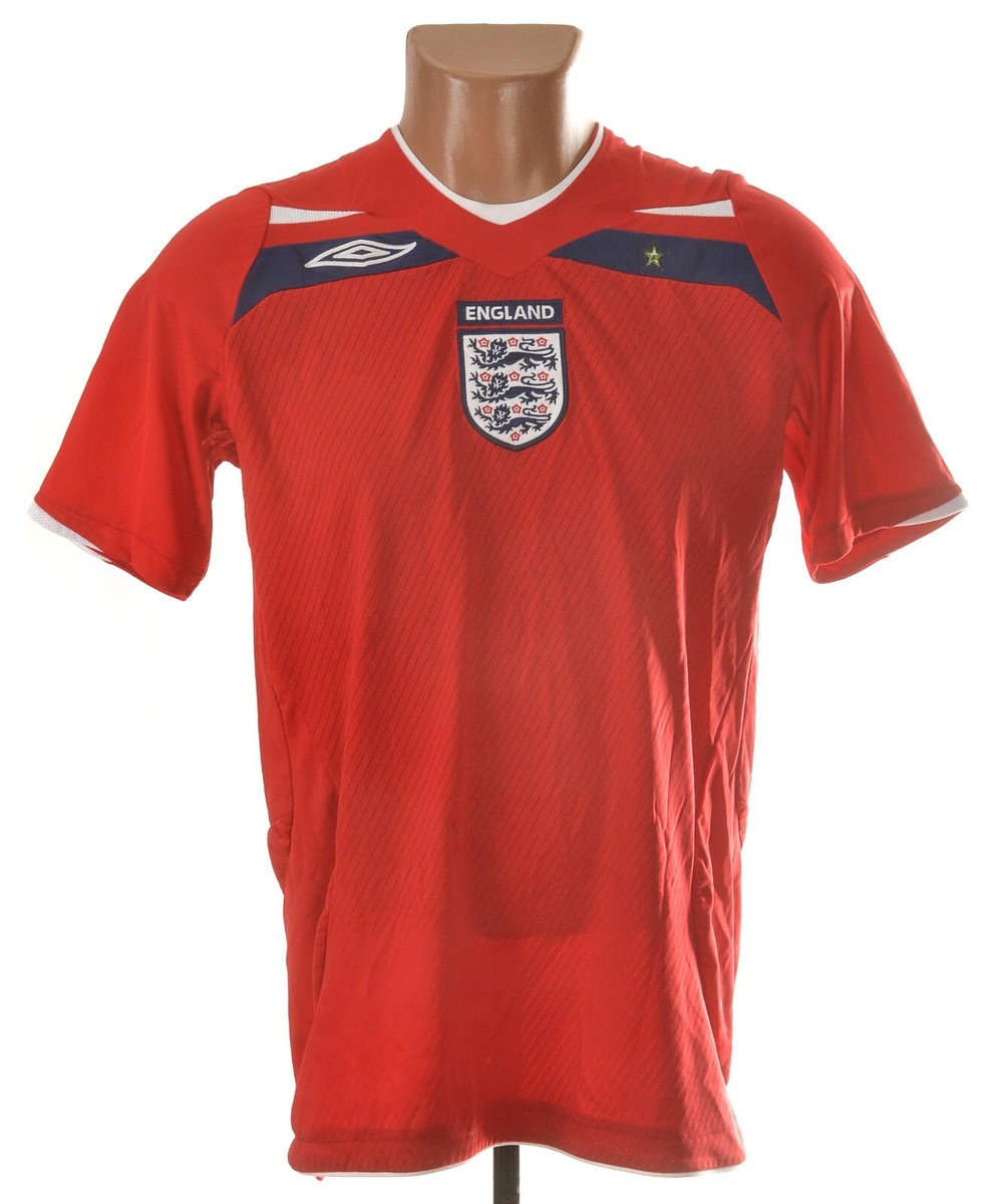ENGLAND NATIONAL TEAM 2008/2009 AWAY FOOTBALL SHIRT JERSEY UMBRO