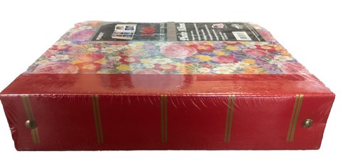 Pioneer Vintage Photo Album Floral 100 Fast-Stick Pages Magnetic Roses NEW - Picture 7 of 10