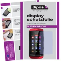 1X Schutzfolie FüR Nokia Asha 306 Klar Display Unsichtbar Passgenau