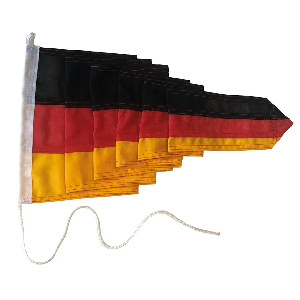 Flagly Premium Langwimpel Deutschland 160g/m², Schiffsflaggentuch, Wimpel - Bild 4 von 4