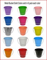 6 Pack Metal Bucket Metal Bucket Lavender 4.3 X 4.3 Click And Pick Color And... on sale 6 Pack Metal Bucket Metal Bucket Lavender 4.3 X 4.3 Click And Pick Color And... on sale