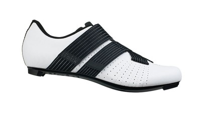 Fizik Tempo Powerstrap R5 Men's Road Cycling Shoes, White/Black, M46.5