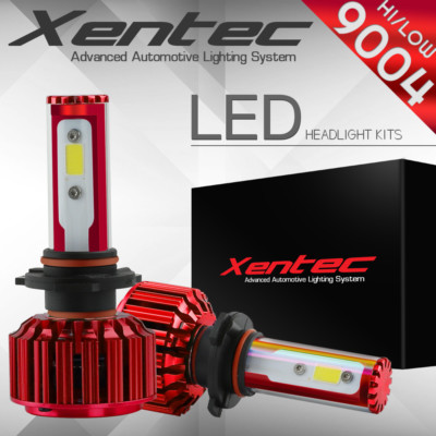 HB1 9004 200W 20000LM COB LED Headlight Lamp Bulbs Conversion Kit Hi/Lo 6000K