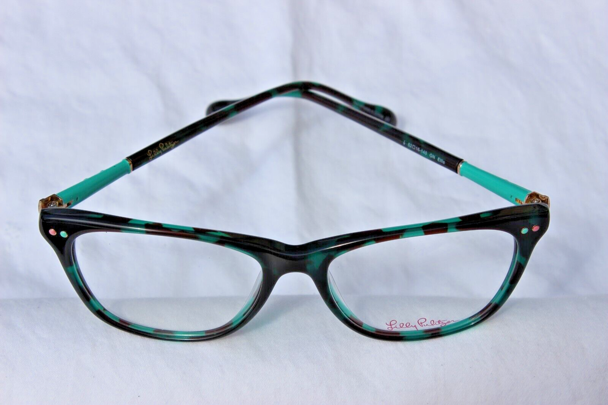 NEW – LILY PULITZER ELLISON GREEN TORTOISE OPTICAL EYEGLASS  display picture 3