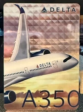 Delta Air Lines A350 #49 Trading Card