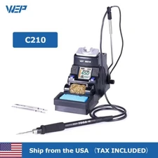 WEP Portable Precision Soldering Station Digital C210 Solder Iron Kit Fast Heat