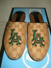 100% AUTHENTIC NEW MEN GUCCI ORIGINAL GG LA ANGEL BEIGE SLIPPERS UK 9/US 10 D — photo 5
