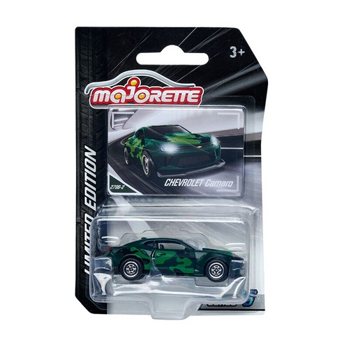 Majorette 212054027 Chevrolet Camaro grün camouflage - Limited (279B-2) ca. 1:64 - Bild 2 von 2