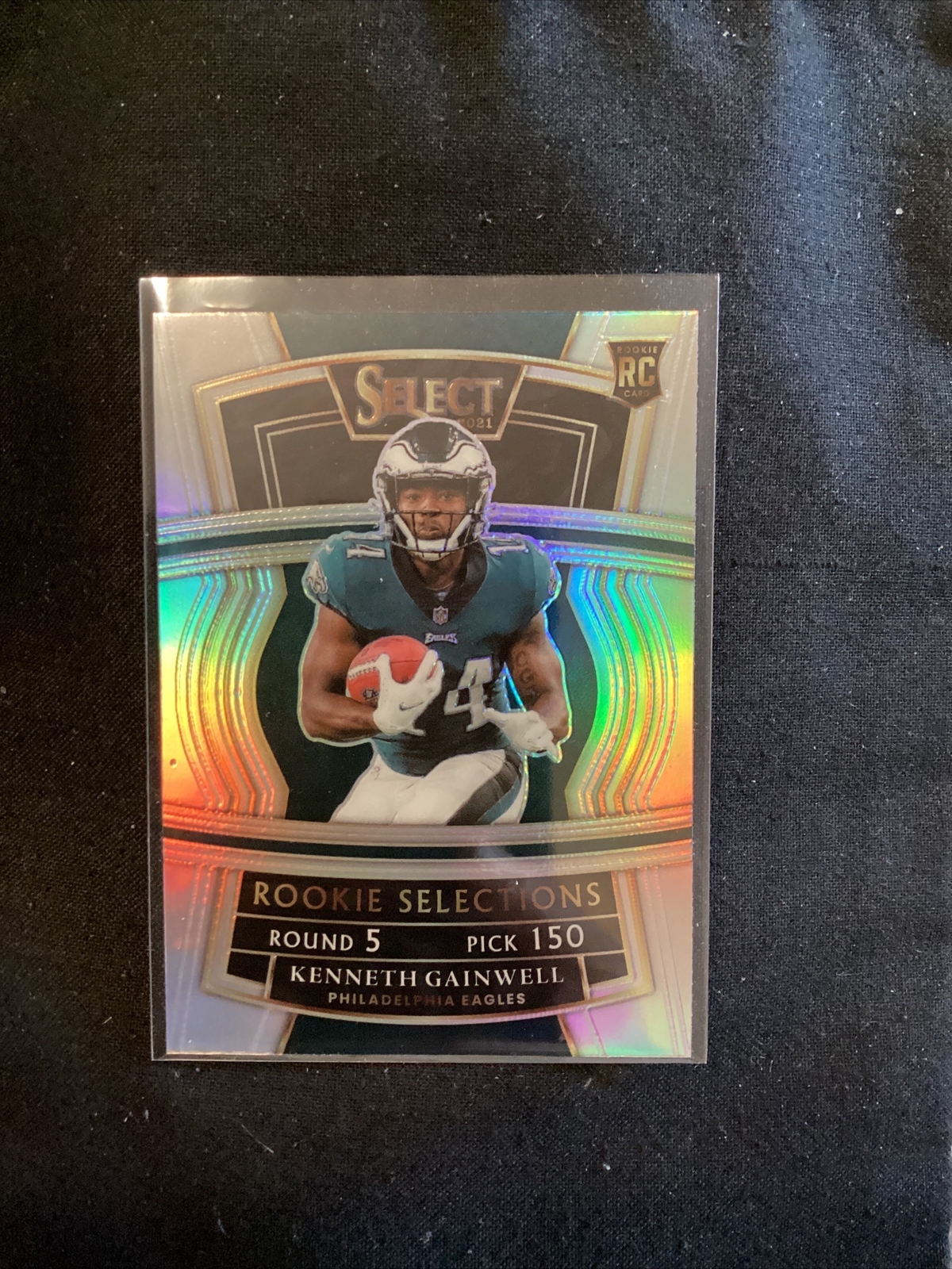 2021 Panini Select Rookie Selections Silver Prizm #RS-15 Kenneth Gainwell JT8