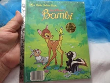 Vintage Little Golden Book Bambi 1984 Commemorative Edition