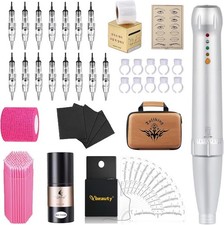 Eyebrow Microblading Tattoo Gun Kit - Professional Tattoo Pen Brow Pencil S...