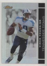 2007 Topps Finest Black Refractor 75/99 Vince Young #18 hb8