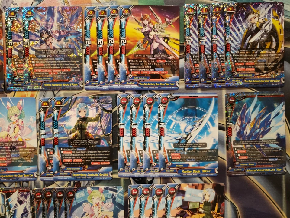 Equipo aéreo móvil/edificios de batalla: núcleos de cubierta Buddyfight HeroWorld + grapas Foto 3 de 4