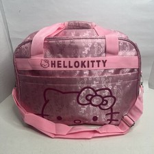 Sanrio Hello Kitty Pink Travel Weekender Carry On Luggage Bag Crossbody