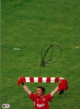 VLADIMIR SMICER SIGNED LFC ISTANBUL 2005 16X12 PHOTO (ACG CERT AG18082)
