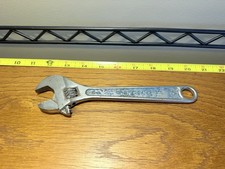 Vtg CRAFTSMAN Tools 8" Inch 200mm Adjustable Wrench Made In USA 44603