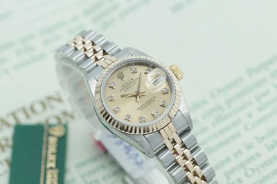 Rolex Datejust 69173 Stahl/Gold Papiere