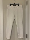 Veronica Beard White Crop Denim Jeans Size 31 — photo 3