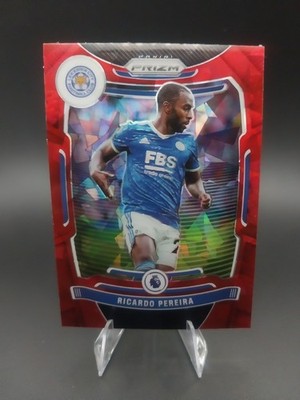 2021-22 Panini Prizm Premier League - Ricardo Pereira #19 Red Ice Prizm