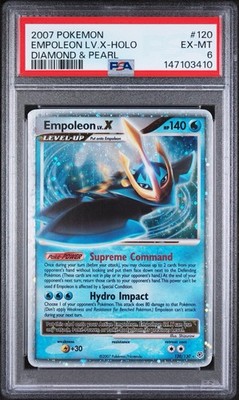2007 Pokemon Diamond & Pearl Empoleon LV. X Holo Diamond & Pearl