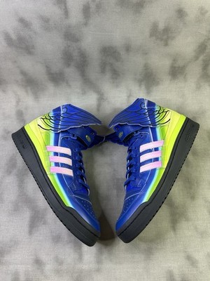 Size 11 - Jeremy Scott x adidas Forum Wings 4.0 Motorsport