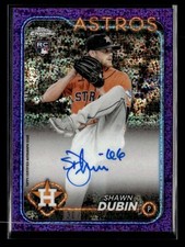 2024 Topps Chrome Update Shawn Dubin Rookie Auto Purple Speckle /299 U7368