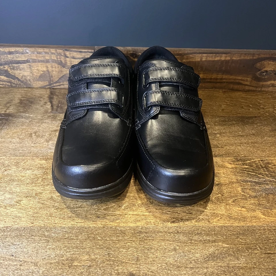 Dr Scholls Michael Comfort Cushion Men's 13 Wide Black Double Strap Shoes - Image 2 of 4