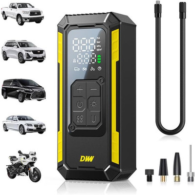Tire Inflator Portable Air Compressor, 150 PSI Portable Tire Inflator for Car wi