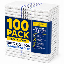 100% Cotton Floor Cleaning Cloths Dish Cloths Heavy Duty Reusable Kitchen Rags