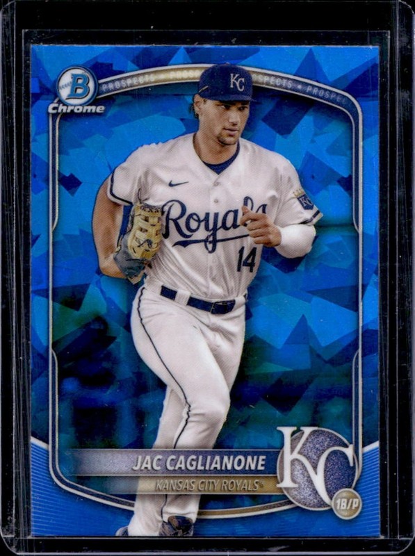 2025 Bowman Sapphire Jac Caglianone Chrome Prospects #BCP-103 Royals