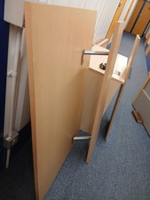 Large Desk, Drawers, Cupboard And Chair