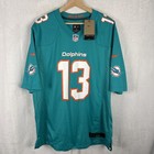 Nike Engineered Miami Dolphins Dan Marino #13 Jersey Aqua Teal Size Large NWT
