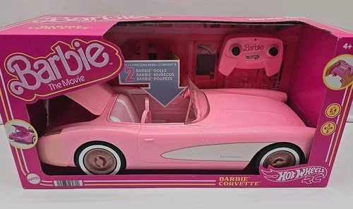 Barbie Corvette Remote Control RC Hot Wheels Toy Car from Barbie The Movie